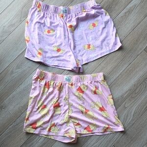 Disney Pink Winnie the Pooh Sleep Shorts Medium